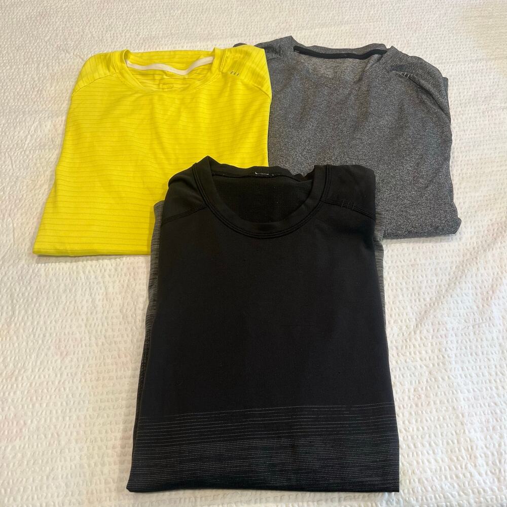 Lululemon bundle of 3 shirts long sleeves for men size medium